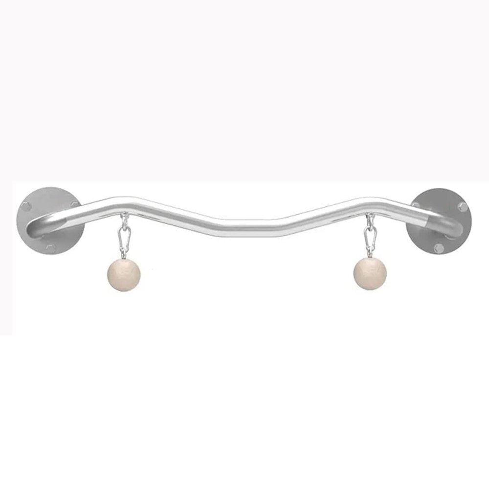 BCPPO Chin Up Bar Wall Mounted Pull up bar with Finger Force Trainer, Home Office Gym Upper Body Training Horizontal bar, Load 300kg (Color : Stainless Steel)