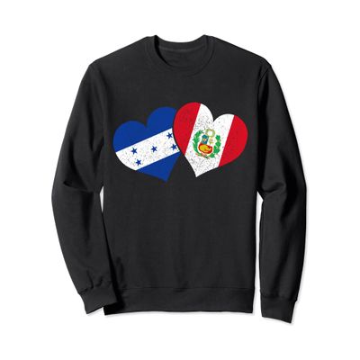 Honduras Peru Peruvian Honduran Flag Pride Heritage Sweatshirt