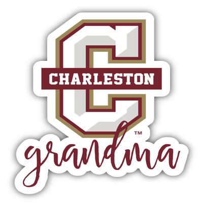 College of Charleston 4 Inch Proud Grandma Die Cut Decal Officially Licensed Collegiate Product