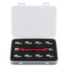 Motorcycle Spoke Wrench, Universal Motorbike Wheel Spoke Wrench CNC Spanner Kit Tire Repair Tool with Storage Box for Motorcycle Motorbike Dirt Bike(C (red)) view 1