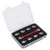 Motorcycle Spoke Wrench, Universal Motorbike Wheel Spoke Wrench CNC Spanner Kit Tire Repair Tool with Storage Box for Motorcycle Motorbike Dirt Bike(C (red)) view 3