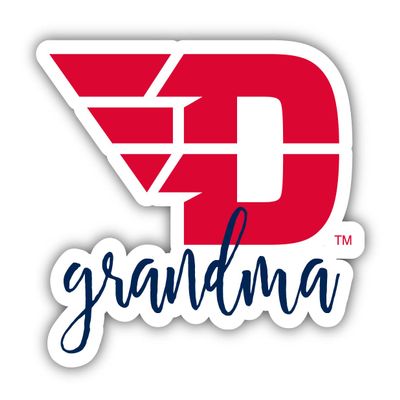 University of Dayton in Ohio 4 Inch Proud Grandma Die Cut Decal Officially Licensed Collegiate Product