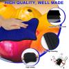 Anglekai 3 Pack Bowling Ball Towels, 10" x 8" Microfiber Bowling Shammy Accessories with Easy-Grip Dots Non-Slip (Blue) view 4