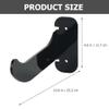 STOBAZA 2pcs Wall Mount Yoga Mat Holder Multifunctional Storage Rack for Gym Equipment Organizes Rods Towels Bags and More Sturdy Acrylic Design view 4