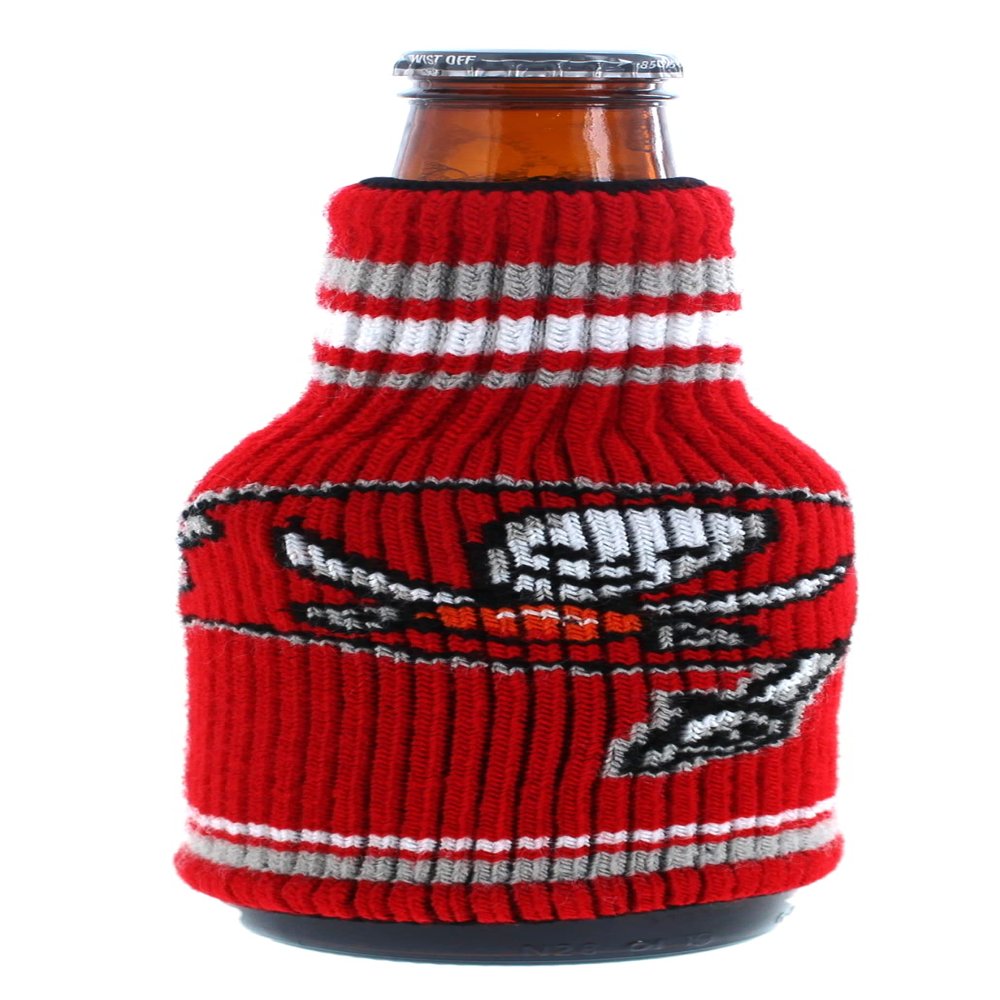 Football Knit Acrylic Stretchable Bottle Insulator Holder Krazy Kover (Tampa Bay (Buccaneers))