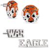 Auburn University Jewelry Earring Set - Aubie Tiger and WAR EAGLE Stud Earring Set - Stainless Steel Hypoallergenic Earrings for Women - Auburn Tigers Football Accessories and Game Day Gifts view 1