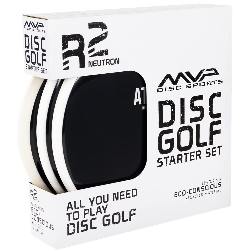MVP Disc Sports 3-Disc R2 Disc Golf Starter Set (Models May Vary)