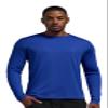Expert Brand USA-Made Men's Drimax Dry Fit Athletic Long Sleeve Shirt, Royal Blue, 2XL view 1