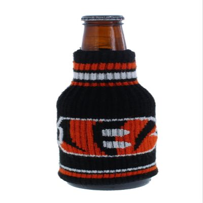 Football Knit Acrylic Stretchable Bottle Insulator Holder Krazy Kover (Cincinnati (Bengals))