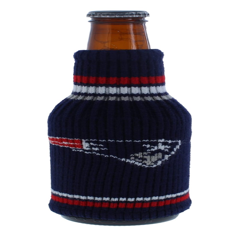 Football Knit Acrylic Stretchable Bottle Insulator Holder Krazy Kover (New England (Patriots))