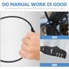 Bike Tie Security Lock and Scratch Multi-Functional Lock for Helmets and More Portable Design for Safe Locking Anywhere view 4