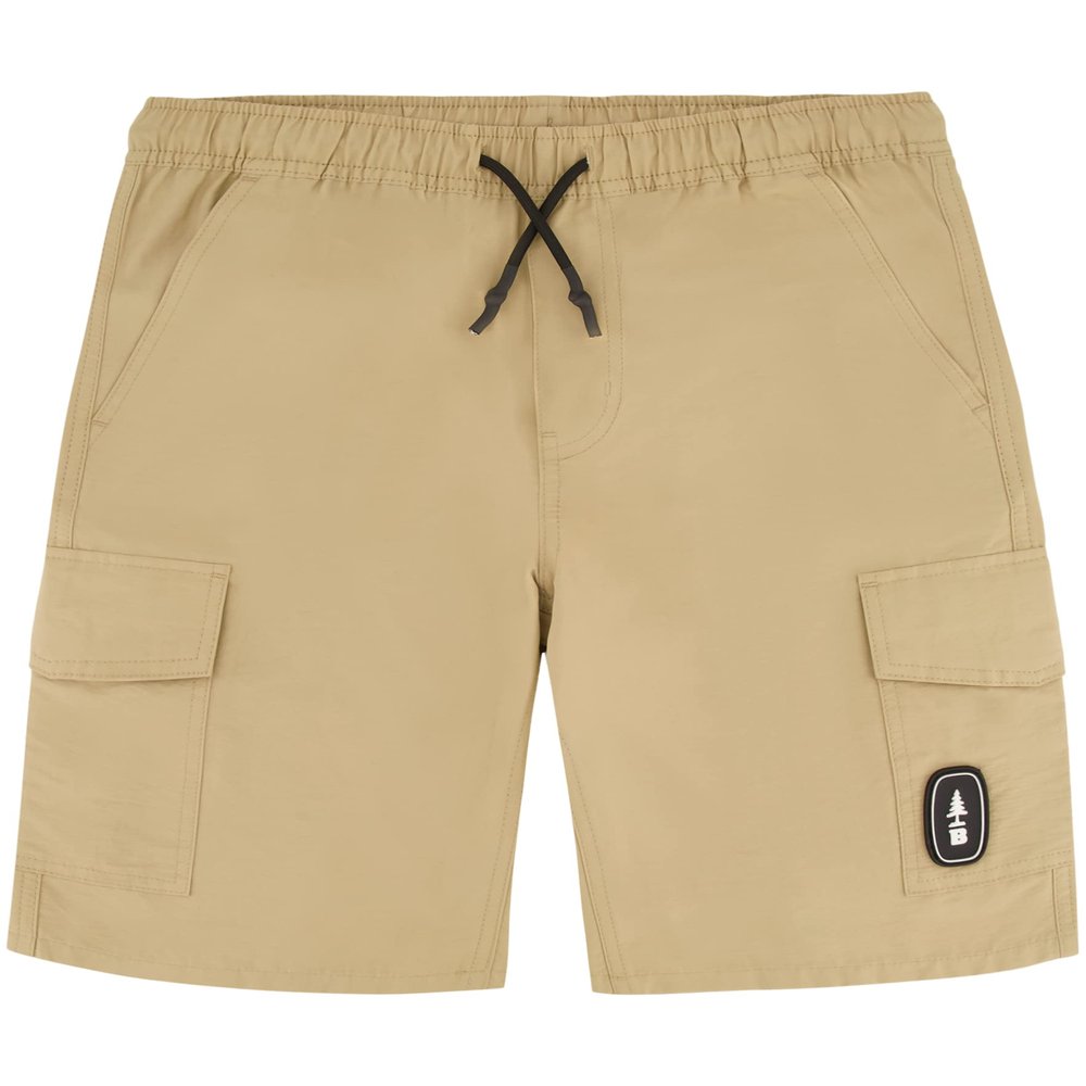 Bass Outdoor Big Boys' Pull-On Cargo Shorts, Cornstalk, 8