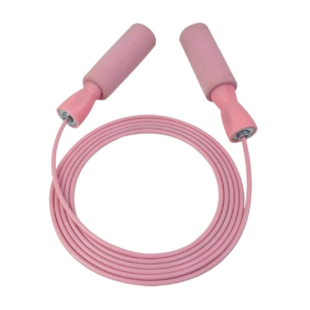 EIFINE Anti-Slip Handle Bold Rope Bearing Steel Wire Jumping Rope Home Gym Fitness Equipment Sports Skip Rope Body Adjustable (Color : Pink)