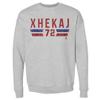 500 LEVEL Arber Xhekaj Sweatshirt (Crew Sweatshirt, XX-Large, Heather Gray) - Arber Xhekaj Montreal Font view 1