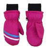 UTTPLL Toddler Mittens Infant Baby Winter Gloves Lined Fleece Warm Waterproof Ski Snow Gloves for Baby Girls Boys Rose Red 2-3T view 1