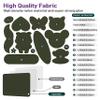Azobur Nylon Repair Patches Self Adhesive Vinyl Outdoor Camping Gear Repair Kit,Waterproof Fabric Repair Patches for Down Jacket, Tent, Sleeping Bag (15x20cm view 2