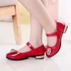 Infant Crystal Princess Shoes Kids Sandals Bowknot Girls Single Baby Shoes Slippers for Toddler Girls (Red, 9-9.5 Years Little Kid) view 2