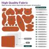 Azobur Nylon Repair Patches Self Adhesive Vinyl Outdoor Camping Gear Repair Kit,Waterproof Fabric Repair Patches for Down Jacket, Tent, Sleeping Bag (15x20cm view 3