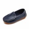 Leather Shoes Casual Lazy Children Sport Sneaker Boat Solid Girls Kid Boys Baby Shoes Toddler Slipper (Dark Blue, 27) view 1