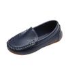 Leather Shoes Casual Lazy Children Sport Sneaker Boat Solid Girls Kid Boys Baby Shoes Toddler Slipper (Dark Blue, 27) view 2