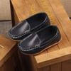 Leather Shoes Casual Lazy Children Sport Sneaker Boat Solid Girls Kid Boys Baby Shoes Toddler Slipper (Dark Blue, 27) view 3