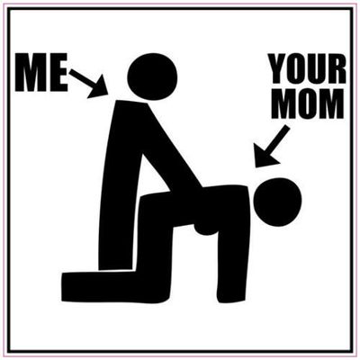 U.S. Custom Stickers Me and Your Mom Sticker 4 Inch