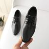 Student Style Children Infant Kids Boys Baby Casual Shoes British Perform Baby Shoes Little Girl Dress Shoes (Black, 5.5-6 Years) view 2