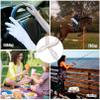 COSFAN Women Sun Protective Gloves Long Sunblock Full Finger Gloves Driving Glove UV Protection Arm Sleeves for Summer Supplies (White) view 2