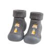 Kids Baby Slipper Boys Stocking Girls Rubber Knit Warm Soft Solid Shoes Toddler Socks Black Dress Shoes for Girls (Grey, 20-21) view 3