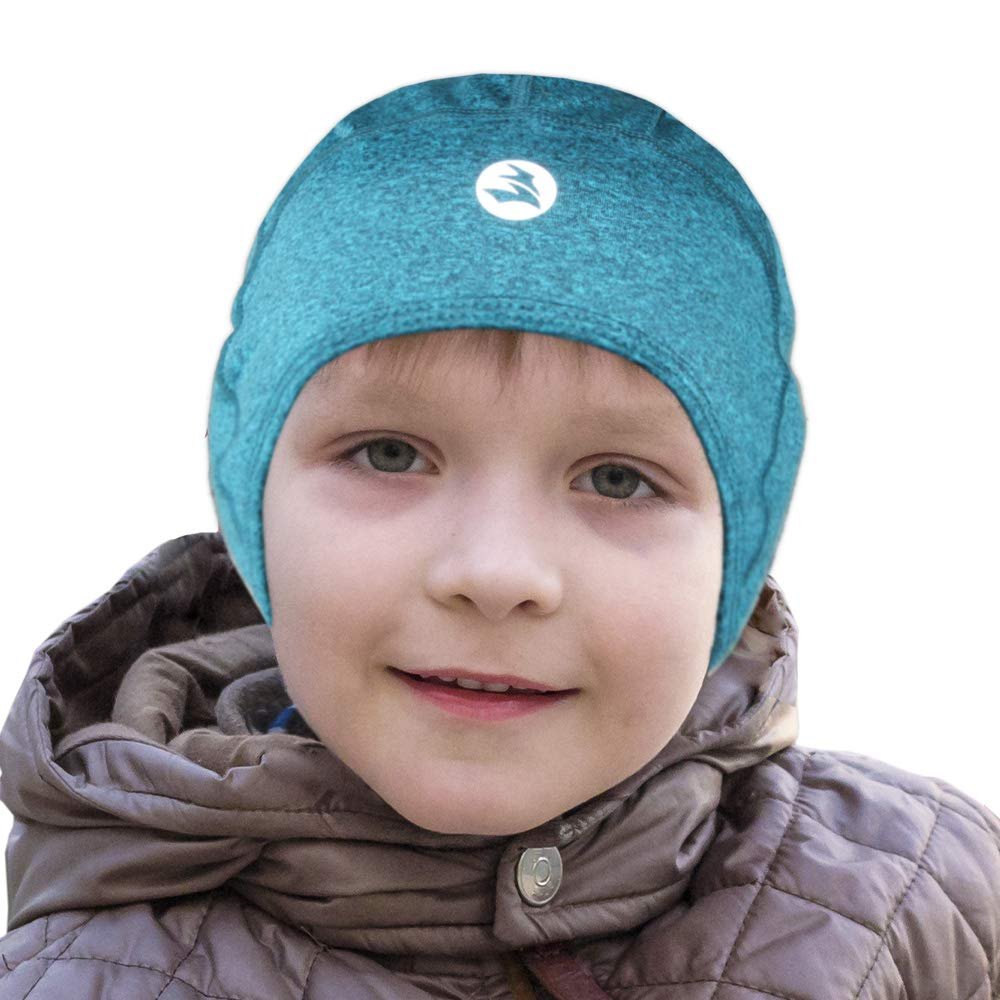 EMPIRELION Kids Thermal Helmet Liner Skull caps Lightweight Youth Sports Running Beanie Cover Ears Boy Girl