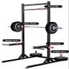 French Fitness R6 Cross Training Squat Stand  Heavy-Duty Steel Frame, Pull-Up Bar, Barbell Hooks, 880 lb Capacity, Multi-Function Rack for Home, Office, and Gym Workouts view 2