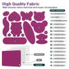 Azobur Nylon Repair Patches Self Adhesive Vinyl Outdoor Camping Gear Repair Kit,Waterproof Fabric Repair Patches for Down Jacket, Tent, Sleeping Bag (15x20cm) view 2