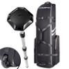 CHAMPKEY Premium Soft-Padded Golf Travel Bags for Airlines - Travel Golf Gags for Airlines with Premium Oxford Fabric and Oversized Wheels(Black Bag with Pole) view 1