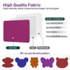 Azobur 6-Pack Nylon Repair Patch Self Adhesive Vinyl Outdoor Camping Gear Repair Kit,Waterproof Fabric Repair Patches for Down Jacket, Tent, Sleeping Bag Rose Red view 2