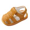 Girls Shoes Sole Sandals Walkers Soft First Boys Shoes Baby Roman Baby Shoes Infant Shoes Boys (Yellow, 15-18 Months) view 1