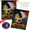 World Cup French Tapestry Burlap Banner Home Decor Wall Art Patio Yard Signs Lawn Front Porch Room Decorations Outdoor Flag Trophy Game Football Goal Sports Fan Party FIFA Soccer Gifts Made In USA view 3