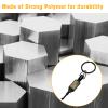 JOTOVO Flat Swivel Handcuff Key, Universal Cuff Key with Detachable Keyring Fits for Standard Series of Hand Cuff - 2 Pack view 3