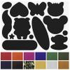 Azobur Nylon Repair Patches Self Adhesive Vinyl Outdoor Camping Gear Repair Kit,Waterproof Fabric Repair Patches for Down Jacket, Tent, Sleeping Bag (13 Pieces view 1