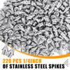 1/4 Inch Track Spikes,220pcs Stainless Steel Pyramid Shoe Spikes with Spike Wrench for Track and Cross Country,Replacement Spike for Sprint Sports Short Running Shoes view 3