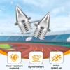 1/4 Inch Track Spikes,220pcs Stainless Steel Pyramid Shoe Spikes with Spike Wrench for Track and Cross Country,Replacement Spike for Sprint Sports Short Running Shoes view 4