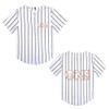 BAICAIYU Toddler 1st Birthday Baseball Jersey Casual Slim Fit T-Shirt Wear with Fashionable V-Neck Button Shirt view 1
