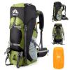 Night Cat Hiking Backpacks 70L Camping Backpacking Packs for Men Women Lightweight Outdoor for Mountaineering Traveling, No Internal Frame view 1