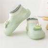 Toddler Kids Infant Newborn Baby Boys Girls Shoes First Walkers Cute Cartoon Antislip Wearproof Toddler White Shoes (Mint Green, 12-18 Months) view 2