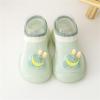 Toddler Kids Infant Newborn Baby Boys Girls Shoes First Walkers Cute Cartoon Antislip Wearproof Toddler White Shoes (Mint Green, 12-18 Months) view 3