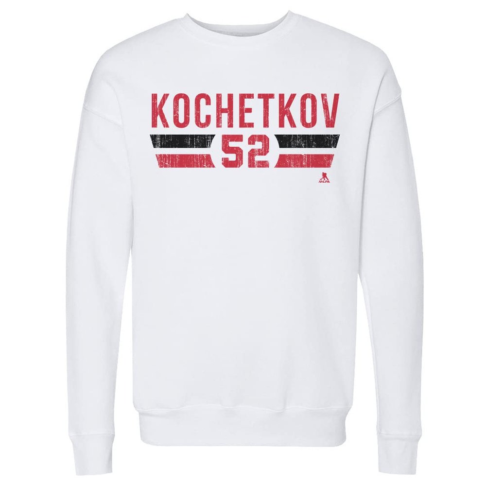 500 LEVEL Pyotr Kochetkov Sweatshirt (Crew Sweatshirt, XX-Large, White) - Pyotr Kochetkov Carolina Font