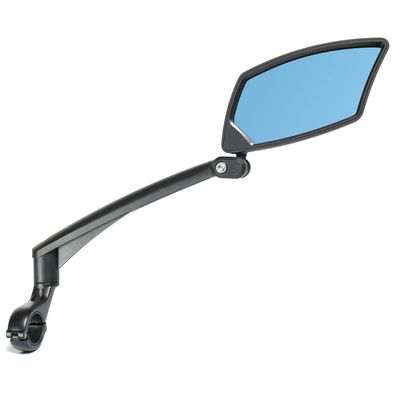 Bike Mirror for Handlebar Bikes BriskMore Bicycle Mirror for Scooter E-bike, Scratch Resistant Glass Lens, Ajustable And Rotatable Safe Rearview Bicycle Mirror Only for Right Side BT-016R