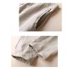 Maiyifu-GJ Women's Linen Cropped Wide Leg Pants High Elastic Waist Long Cropped Trousers Stretch Straight Summer Casual Pant (Apricot,5X-Large) view 3