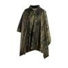 Dressnu Adult raincoat outdoor cycling poncho one-piece hiking yellow camouflage one size view 1