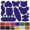 Azobur Nylon Repair Patches Self Adhesive Vinyl Outdoor Camping Gear Repair Kit ,Waterproof Fabric Repair Patches for Down Jacket, Tent , Sleeping Bag (15x20cm view 1