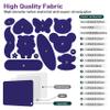 Azobur Nylon Repair Patches Self Adhesive Vinyl Outdoor Camping Gear Repair Kit ,Waterproof Fabric Repair Patches for Down Jacket, Tent , Sleeping Bag (15x20cm view 2